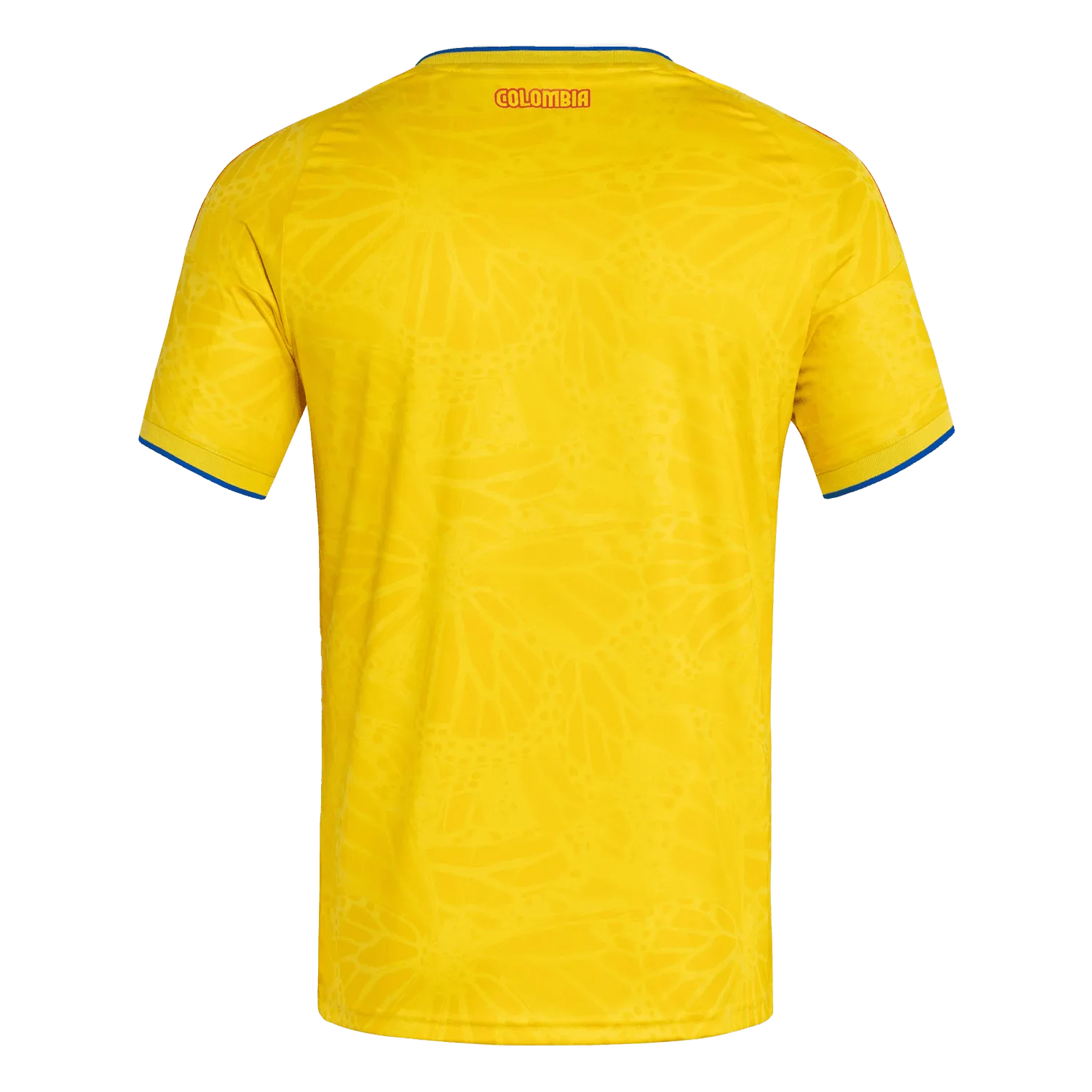 Dorsal de la camiseta de Colombia Mundial 2026 - Equipación local amarilla.