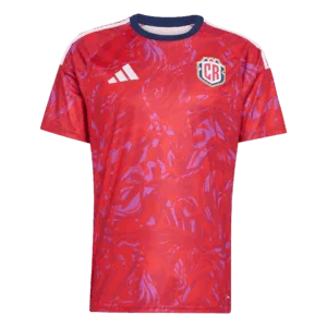 Camiseta de la selección de Costa Rica para el Mundial 2026 - Equipación local roja con detalles en azul y blanco.