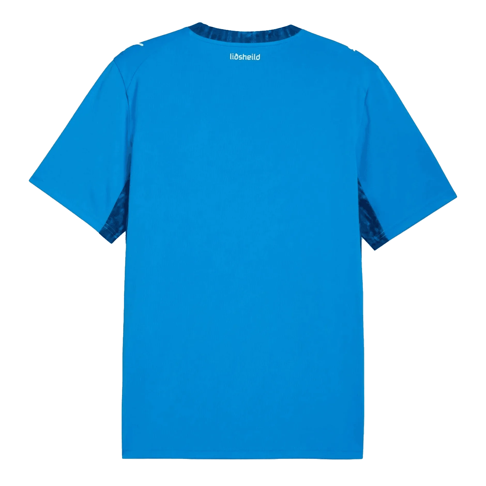 Dorsal de la camiseta de Islandia Mundial 2026 - Equipación local azul con detalles nórdicos.