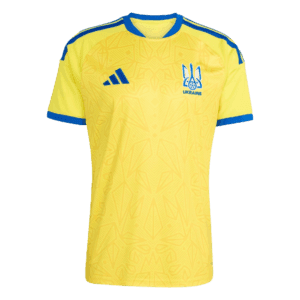 Camiseta de la selección de Ucrania para el Mundial 2026 - Equipación local amarilla.