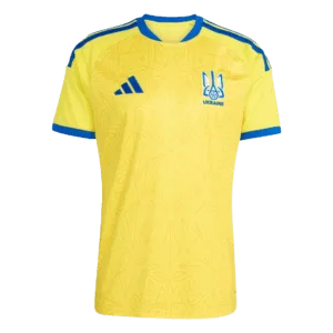 Camiseta de la selección de Ucrania para el Mundial 2026 - Equipación local amarilla.