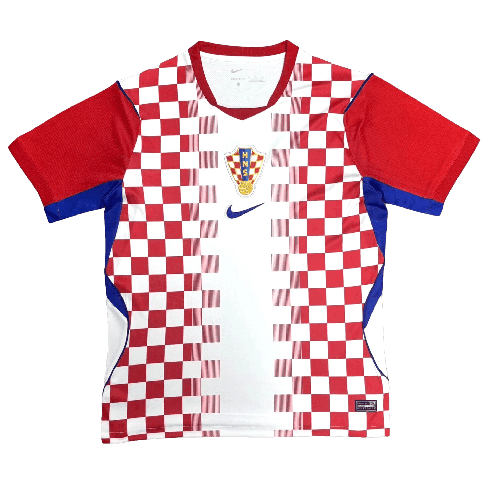 Nueva equipación de la selección croata para la Copa del Mundo 2026 con el icónico patrón de damero.