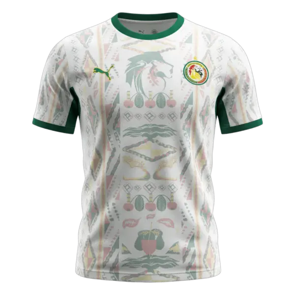 Nueva equipación de los "Leones de la Teranga" para la Copa del Mundo 2026 con arte tradicional senegalés.