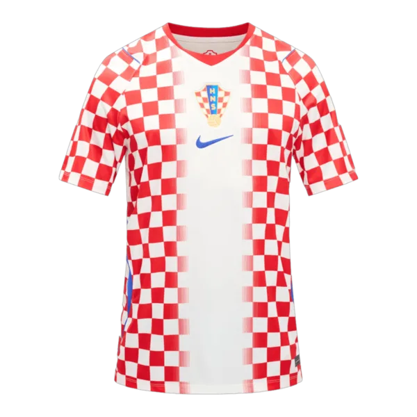 Nueva equipación de la selección croata para la Copa del Mundo 2026 con el icónico patrón de damero.