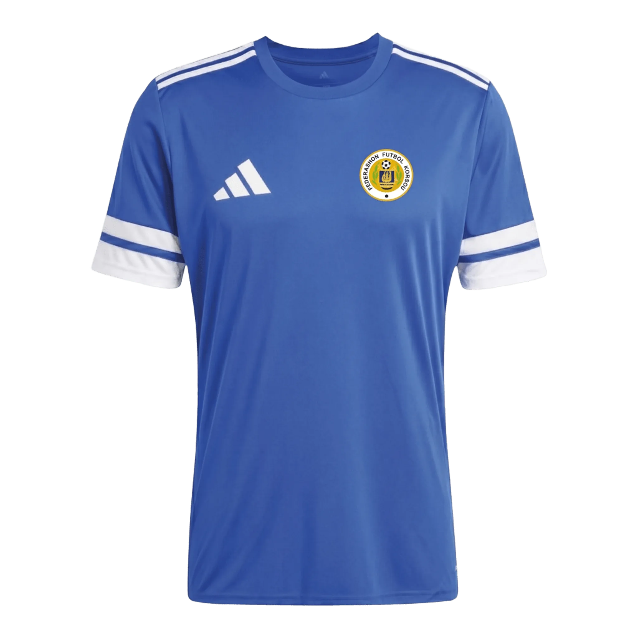 Camiseta de la selección de Curazao para el Mundial 2026 - Equipación local azul con detalles en blanco.