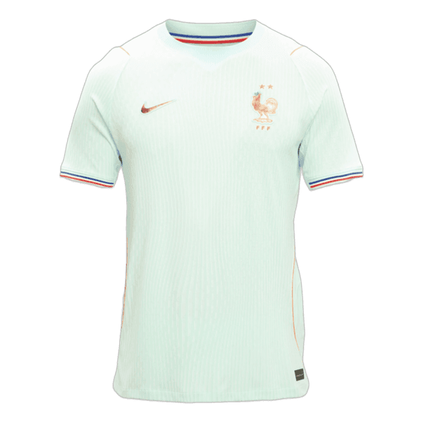 Nueva segunda equipación de la selección francesa para la Copa del Mundo 2026 con un diseño clásico y elegante.