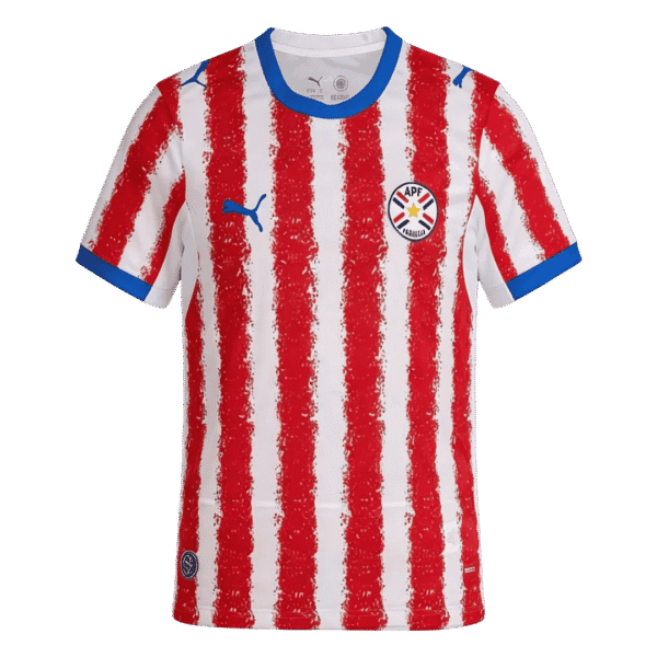 Nueva equipación de la Albirroja para la Copa del Mundo 2026 con un diseño moderno de las tradicionales rayas.