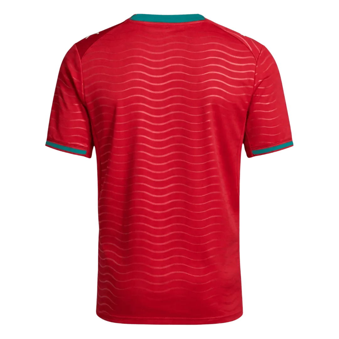 Dorsal de la camiseta de Portugal Mundial 2026 - Primera equipación roja.