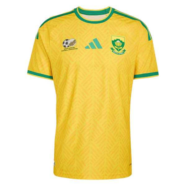 Nueva equipación de los "Bafana Bafana" para la Copa del Mundo 2026 con colores vibrantes.