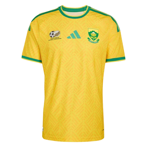 Nueva equipación de los "Bafana Bafana" para la Copa del Mundo 2026 con colores vibrantes.