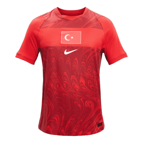 Nueva equipación visitante de la selección turca para la Copa del Mundo 2026 con un diseño artístico y vibrante.