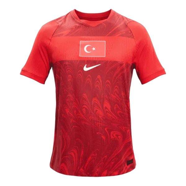 Nueva equipación visitante de la selección turca para la Copa del Mundo 2026 con un diseño artístico y vibrante.