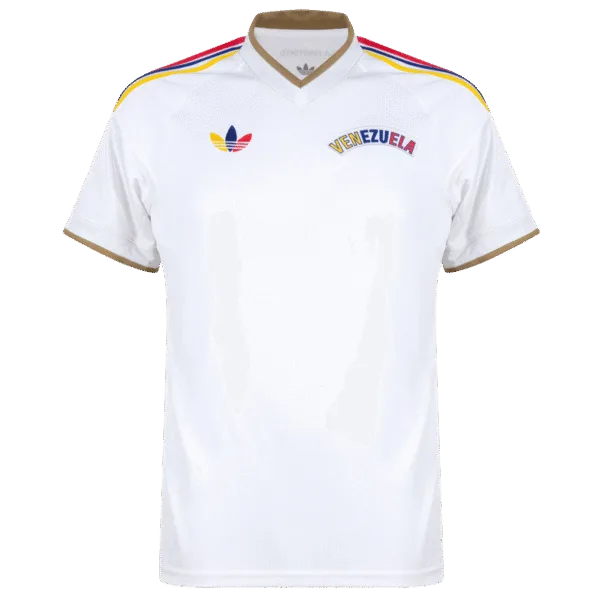 Nueva segunda equipación de la Vinotinto para la Copa del Mundo 2026 con un diseño clásico y patriótico.