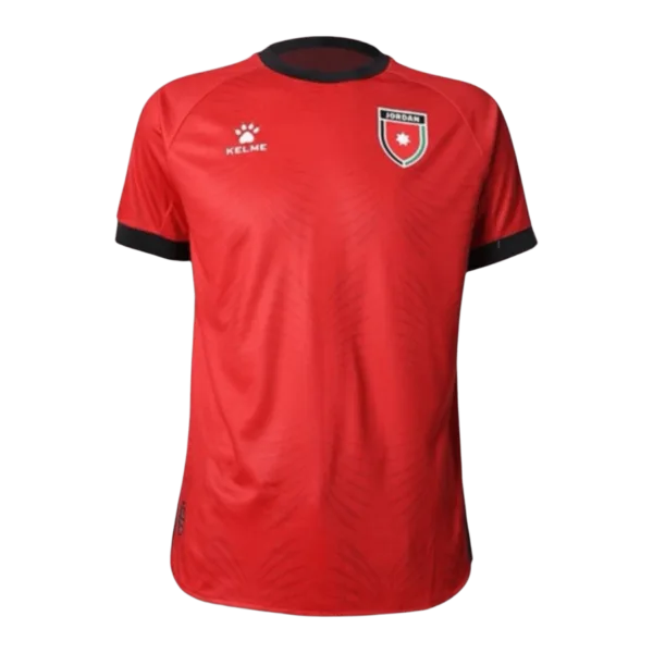 Segunda equipación de la selección nacional de Jordania para la Copa del Mundo 2026 con un diseño vibrante.