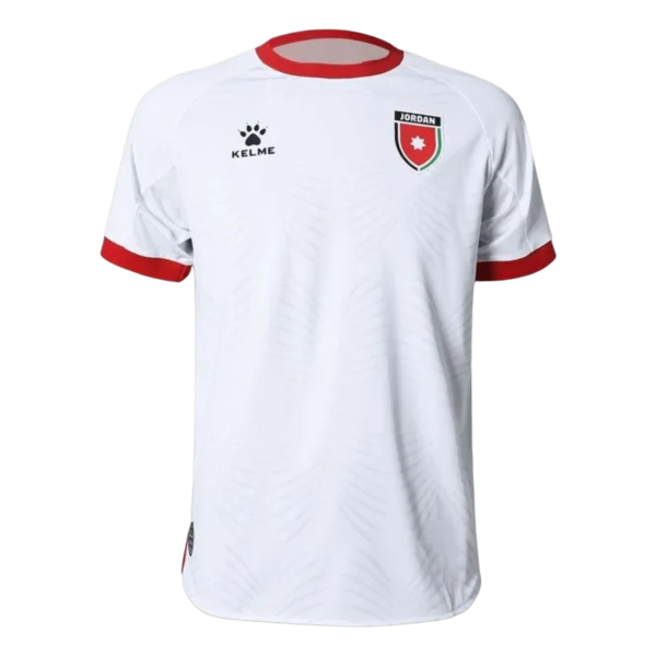 Nueva equipación de la selección nacional de Jordania para la Copa del Mundo 2026 con diseño clásico y elegante.