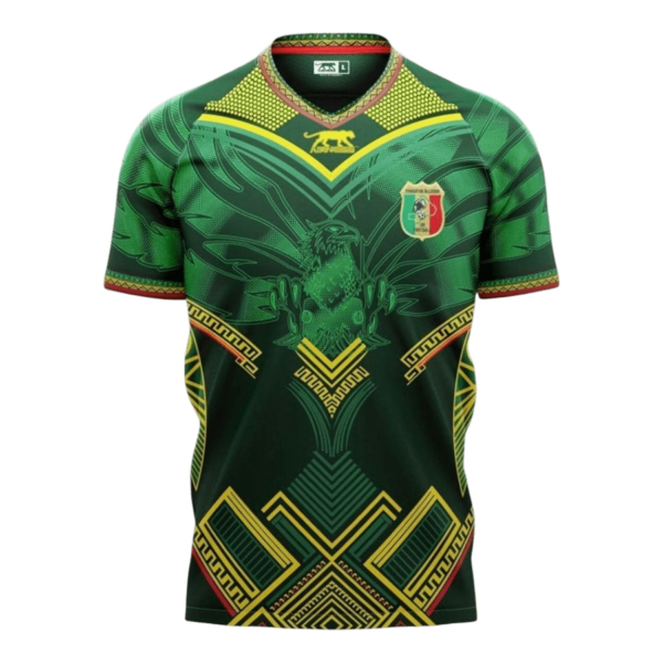 Segunda equipación de las "Águilas" de Malí para la Copa del Mundo 2026 con un diseño culturalmente rico.